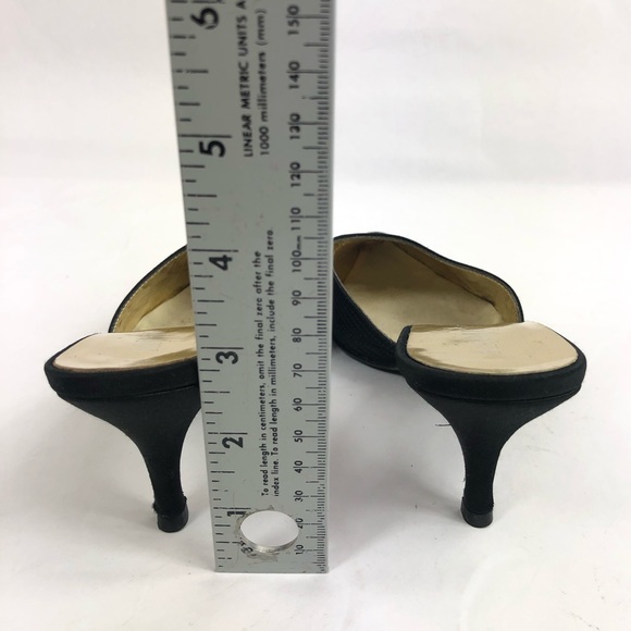Anne Klein Women’s Black Pointed Toe Slide Mules - Picture 8 of 8